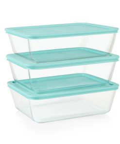 Pyrex Simply Store 6-piece Glass Storage Set