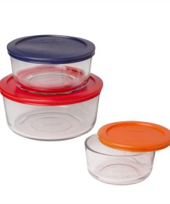 Pyrex Simply Store 6-piece Round Glass Storage Value Pack