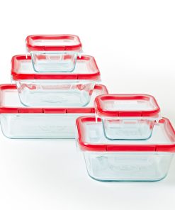 Pyrex Freshlock 10-piece Glass Storage Set