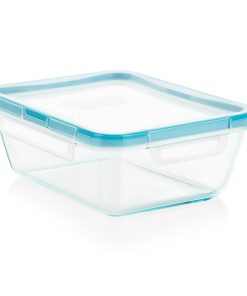 Snapware Total Solution Pyrex Glass 8-cup Rectangle Food Storage with Plastic Lid