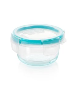 Snapware Total Solution Pyrex Glass 1-cup Round Food Storage with Plastic Lid